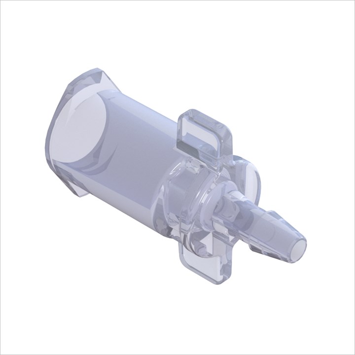 Female Slip Luer to 1/16" Barb (1.5mm) ID Tubing