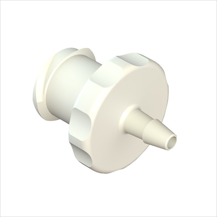 Female Luer Lock to 1/16" Barb (1.5mm) ID Tubing