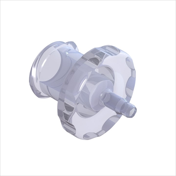 Female Luer Lock to 1/16" Rigid Barb (1.5mm) ID Tubing