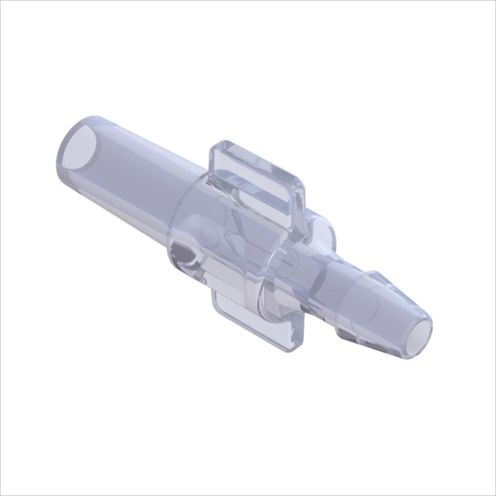 Male Slip Luer to 3/32" Barb (2.25mm) ID Tubing