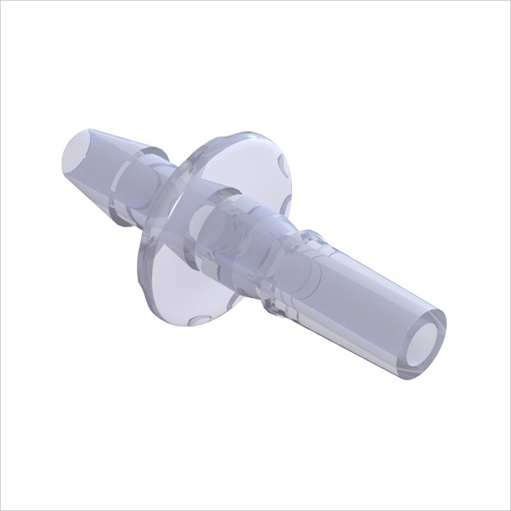 Rotating Male Luer to 1/8" Barb (3mm) ID Tubing