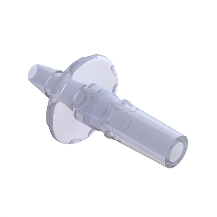 Rotating Male Luer to 3/32" Barb (2.25mm) ID Tubing