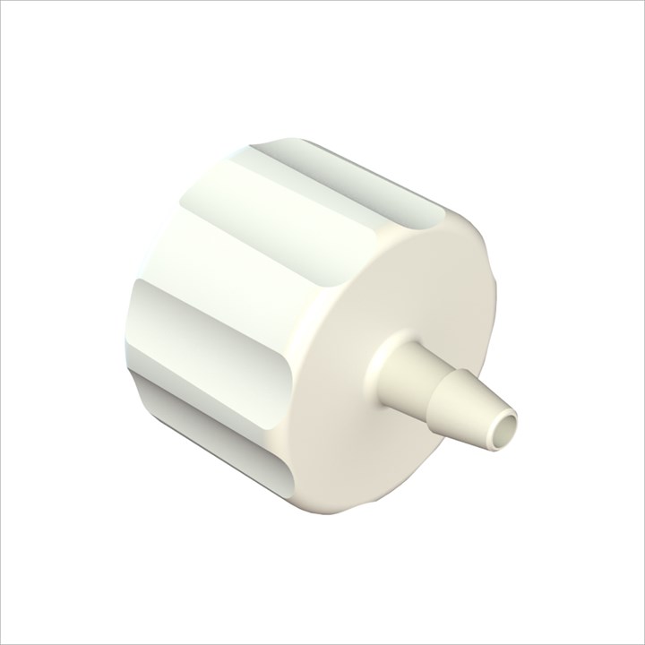 Male Luer Lock to 1/16" Barb (1.5mm) ID Tubing