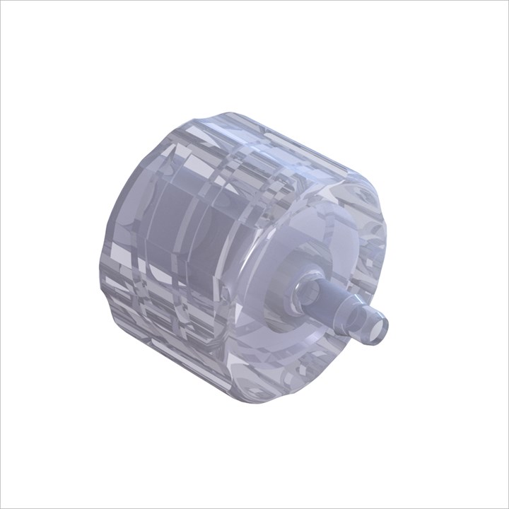 Male Luer Lock to 1/16" Rigid Barb (1.5mm) ID Tubing