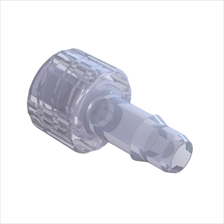 Male Luer Lock to 3/16" Rigid Barb (4.75mm) ID Tubing