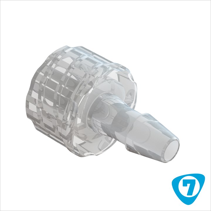 80369-7 Male Luer Lock to 1/8" Barb (3mm) ID Tubing