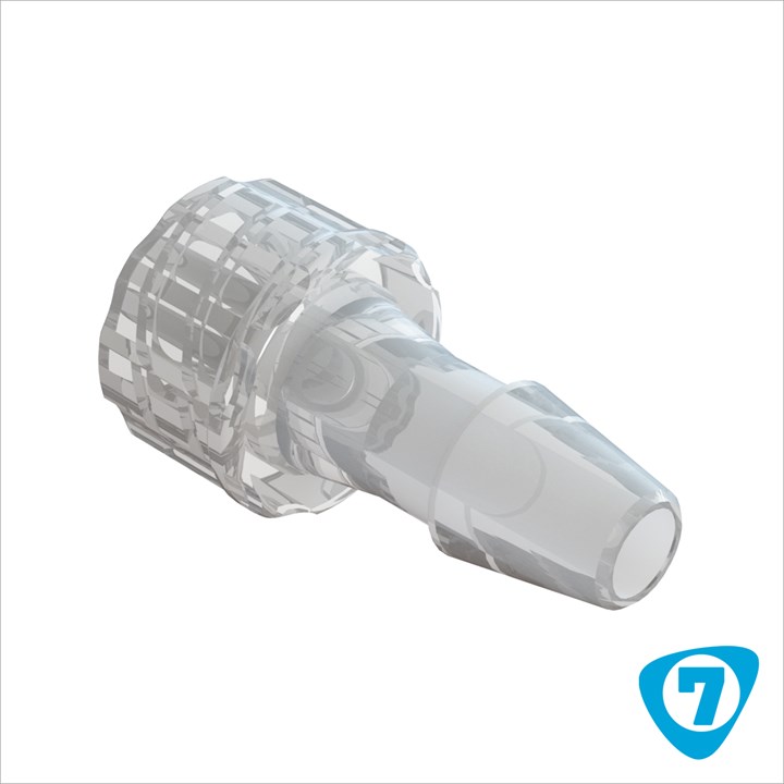 80369-7 Male Luer Lock to 3/16" Barb (4.75mm) ID Tubing