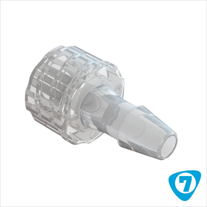 80369-7 Male Luer Lock to 5/32" Barb (4mm) ID Tubing