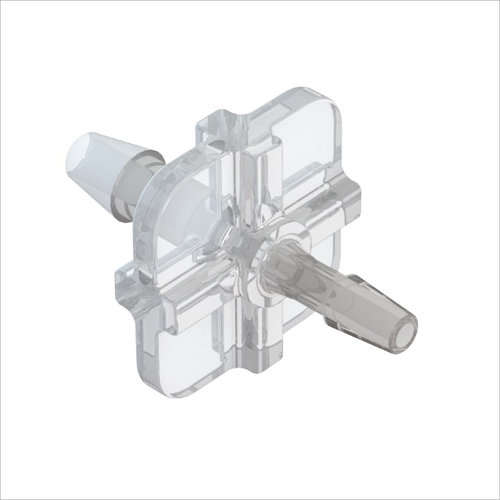 Straight Reducing Connector 1/16 to 1/32 Barb