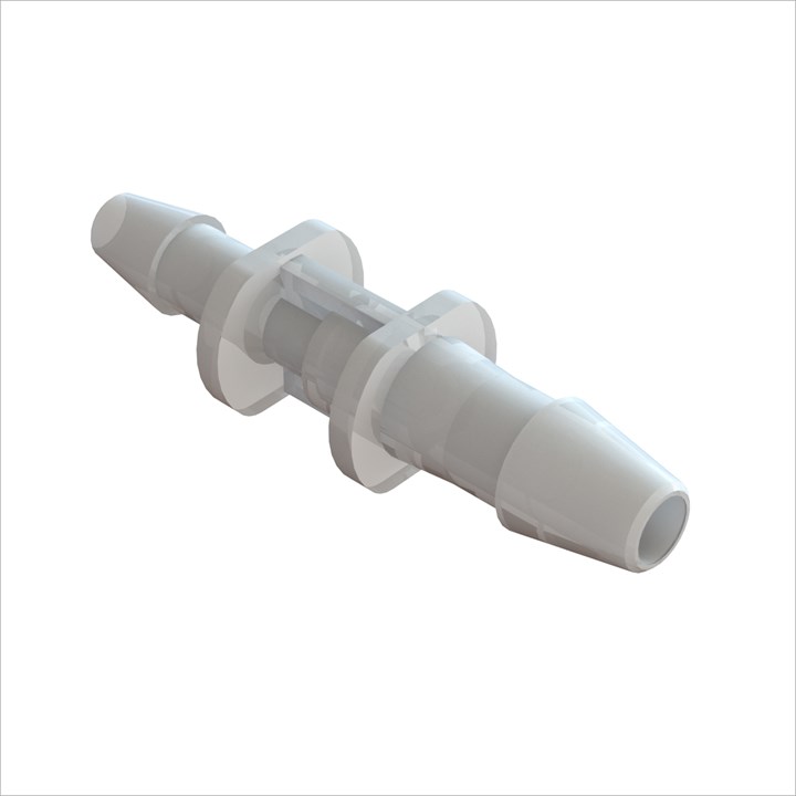 Straight Reducing Connector 5/32" to 1/8" Barb (4mm to 3mm) ID Tubing