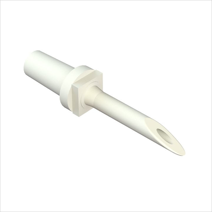 Spike to Male Slip Luer (Non-Vented) - White Nylon