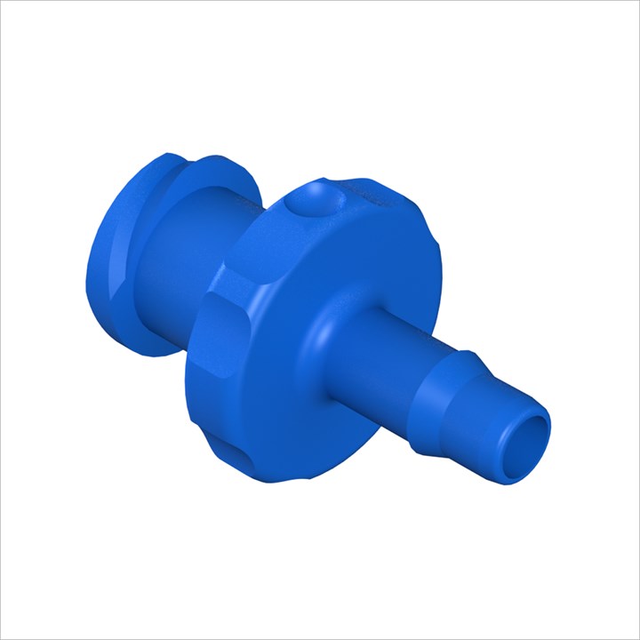 Female Luer Lock to Low Profile 1/8" Barb (3mm) ID Tubing