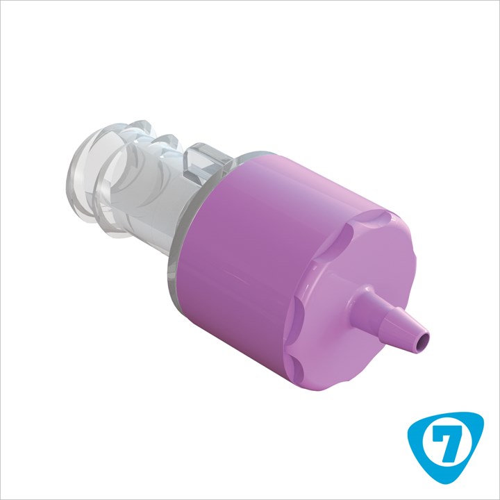 80369-7  Check Valve Female Luer Lock to 1/16" Barb