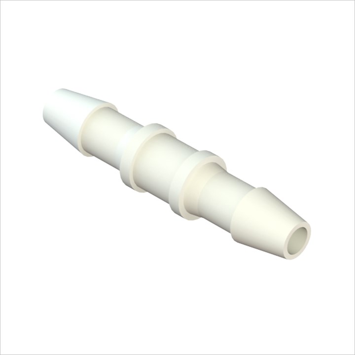Straight Connector with 1/16" Barbs (1.5mm) ID Tubing