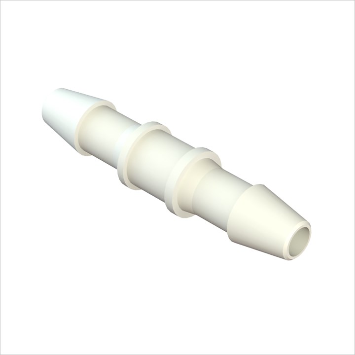 Straight Connector with 1/8" Barbs (3mm) ID Tubing