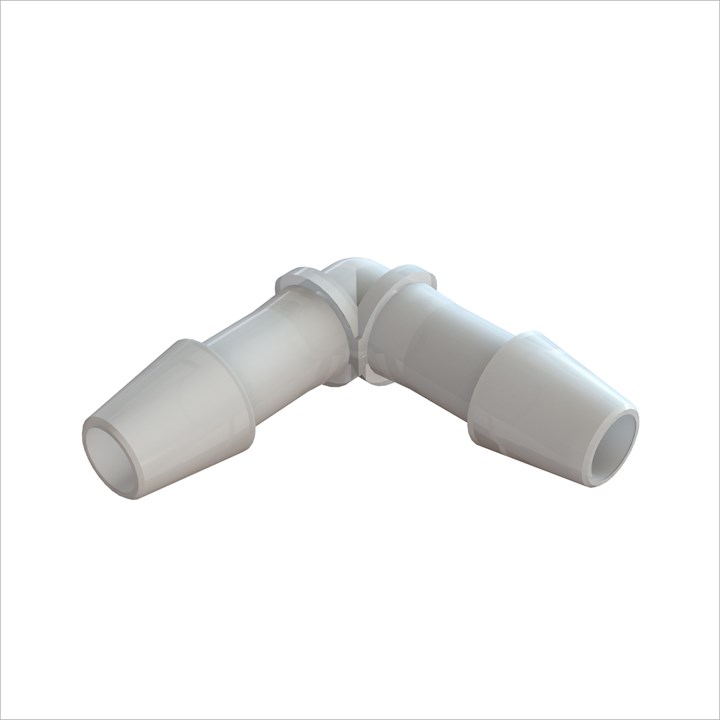 Elbow Connector with 1/4" Barbs (6.25mm) ID Tubing