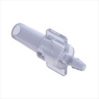 Male Slip Luer to 1/16" Barb (1.5mm) ID Tubing