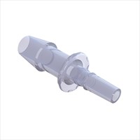 Rotating Male Luer to 1/4" High Flow Barb (6.25mm) ID Tubing; High Flow