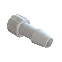 Male Luer Lock to 1/4" Barb (6.25mm) ID Tubing - Kynar 1000HD