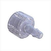 Male Luer Lock to 1/8"High Flow Barb (3mm) ID Tubing