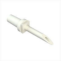 Spike to Male Slip Luer (Non-Vented) - White Nylon
