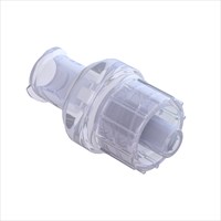 Female Luer to Male Luer - SAN Blue-Transparent/ MABS -Transparent