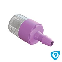 80369-7   Check Valve 1/8" Barb to Male Luer Lock