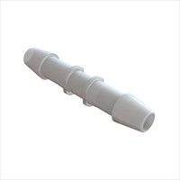 Straight Connector with 1/4" Barbs (6.25mm) ID Tubing - Kynar 1000HD