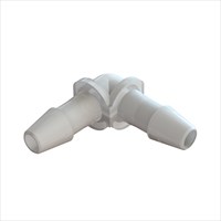 Elbow Connector with 5/32" Barbs (4mm) ID Tubing