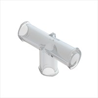 Female Slip Luer Tee, Animal Free Polypropylene