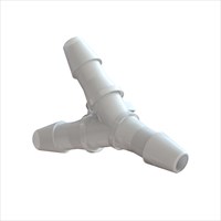 Y Connector with 1/8" Barbs (3mm) ID Tubing